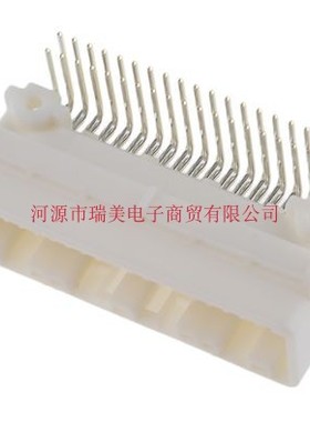 TE泰科电子2行40路通孔天然色母汽车布线连接器1318384-2