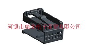 TE汽车连接器2行12路Micro Quadlock帽盖1-1355524-3