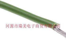 瑞美电子UL1007线型电线线规22AWG绿色300V单芯100M长811-7594
