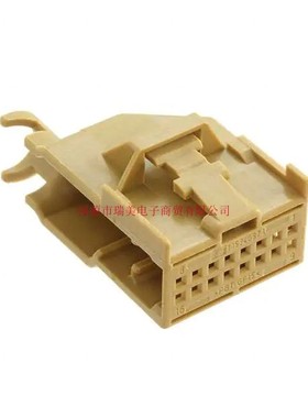 TE泰科Micro Quadlok汽车连接器2排16路外壳1-1534097-1
