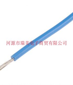 瑞美电子UL1007线型电线24AWG线规蓝色300V单芯100M长811-7563