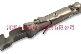 TE泰科电子汽车连接器镀锡触芯20AWG压接母端子163088-1