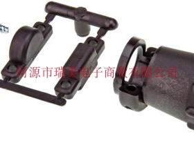 TE泰科电子CPC圆形连接器电缆夹11.51MM捆束直径黑色182663-1