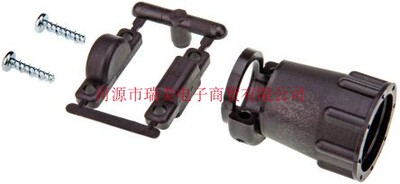 TE泰科电子CPC圆形连接器电缆夹11.51MM捆束直径黑色182663-1