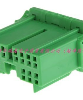 JAE汽车连接器IL-AG5电缆安装2行14路绿色外壳IL-AG5-14S-D3C1-A