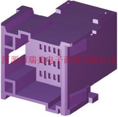 TE泰科电子Timer汽车连接器3行12路紫色公4-967627-1
