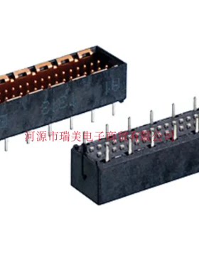 ERNI恩尼MicroSpeed板对板连接器1MM节距50路2排表面贴装144681