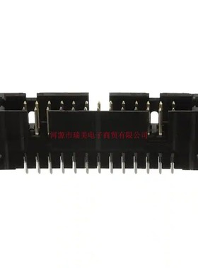 TE泰科PCB针座AMP-LATCH连接器2.54MM节距2排26路5102154-6