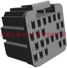 TE泰科MULTILOCK 040 Pair Mate连接器4行22路公外壳316016-6