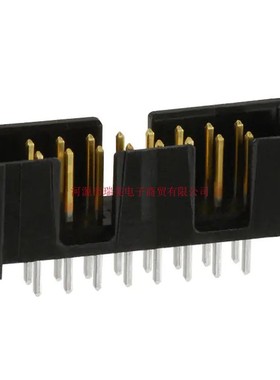 TE泰科AMP-Latch连接器2排16路2.54MM间距针座103308-3