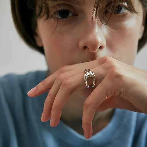 韩国verte925银戒指尺码可选