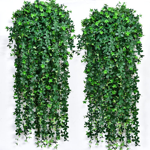 简直太太太美了招财叶壁挂绿植