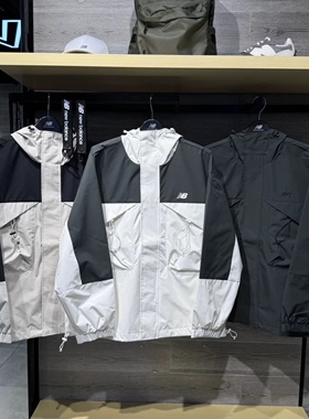 NEW BALANCE/NB 2024秋休闲梭织防风保暖夹克外套男AMJ43302