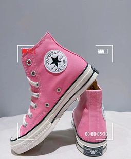 Converse匡威1970S芭比粉高低帮复古休闲帆布鞋 172681c 172678C