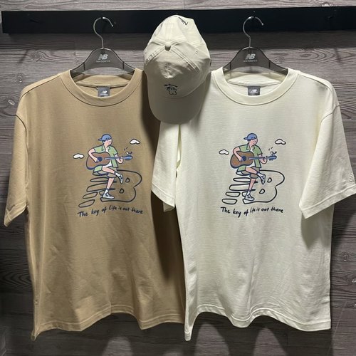 NB短袖男女通用联名T恤