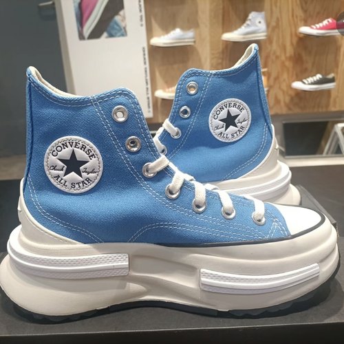 匡威休闲男女高帮厚底帆布鞋