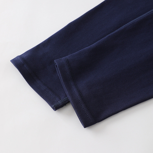 男士棉氨秋衣秋裤套装透气柔软无束缚感秋冬薄款保暖内衣家居服