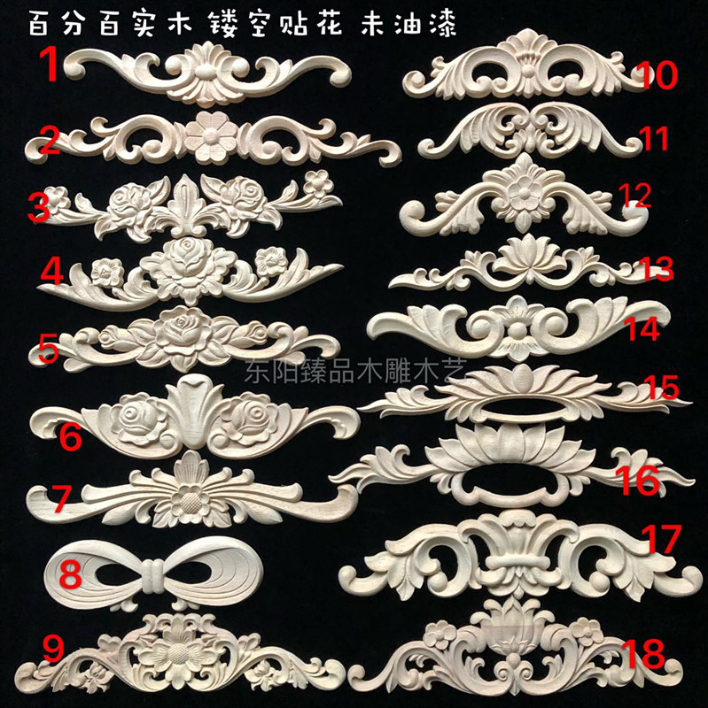 欧式实木装饰新品厂家直销贴花