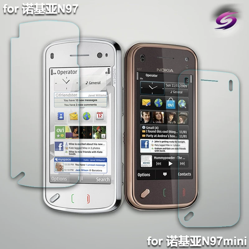 Защитная пленка для телефонов Nokia N97i, N97mini, E71, E72, E66, C6-00