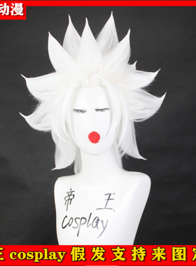 二次元Cosplay假发套天草四郎时贞COS FGO Fate白色定型定制假毛