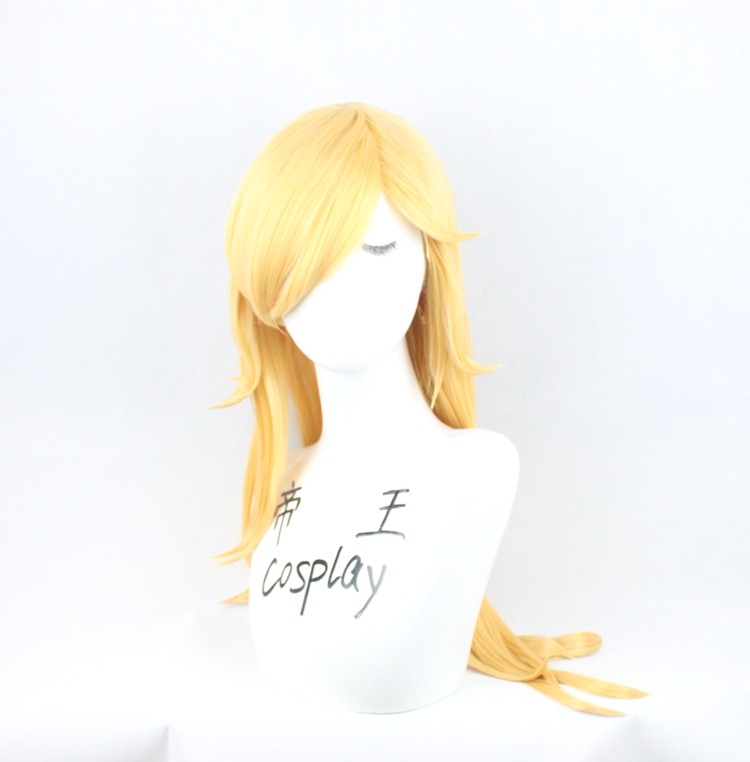 帝王cosplay假发 马里奥 cos 罗洁塔银河公主女款黄色定制假毛发