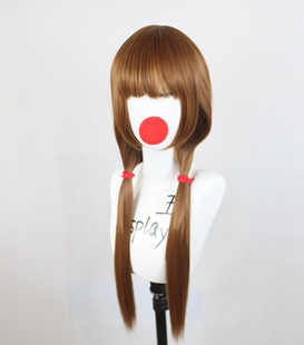Cosplay假发COS辉夜大小姐想让我告白伊井野弥子棕色定制假毛