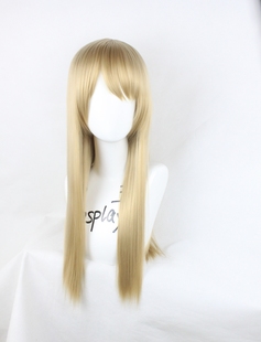 帝王cosplay假发COS天使彦 超神学院 乃金色22长发 定制假毛