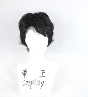 帝王Cosplay假发假面骑士Black RX南光太郎COS老年男款定制假毛