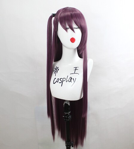 帝王cosplay假发 少女前线 COS Wa2000 辫子长散发 定制假毛