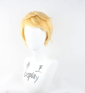帝王cosplay假发文豪野犬COS菲茨杰拉德 弗朗西斯 F黄色定制假毛