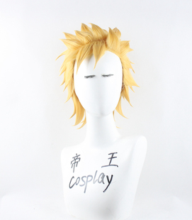 帝王cosplay假发JOJO奇妙冒险COS西撒 安德里欧人物定型定制假毛