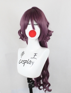 帝王cosplay假发Collar x Malice COS星野市香波浪卷发定制假毛