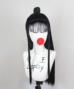 帝王Cosplay假发红楼梦87版COS贾宝玉古装男款发包定制假毛
