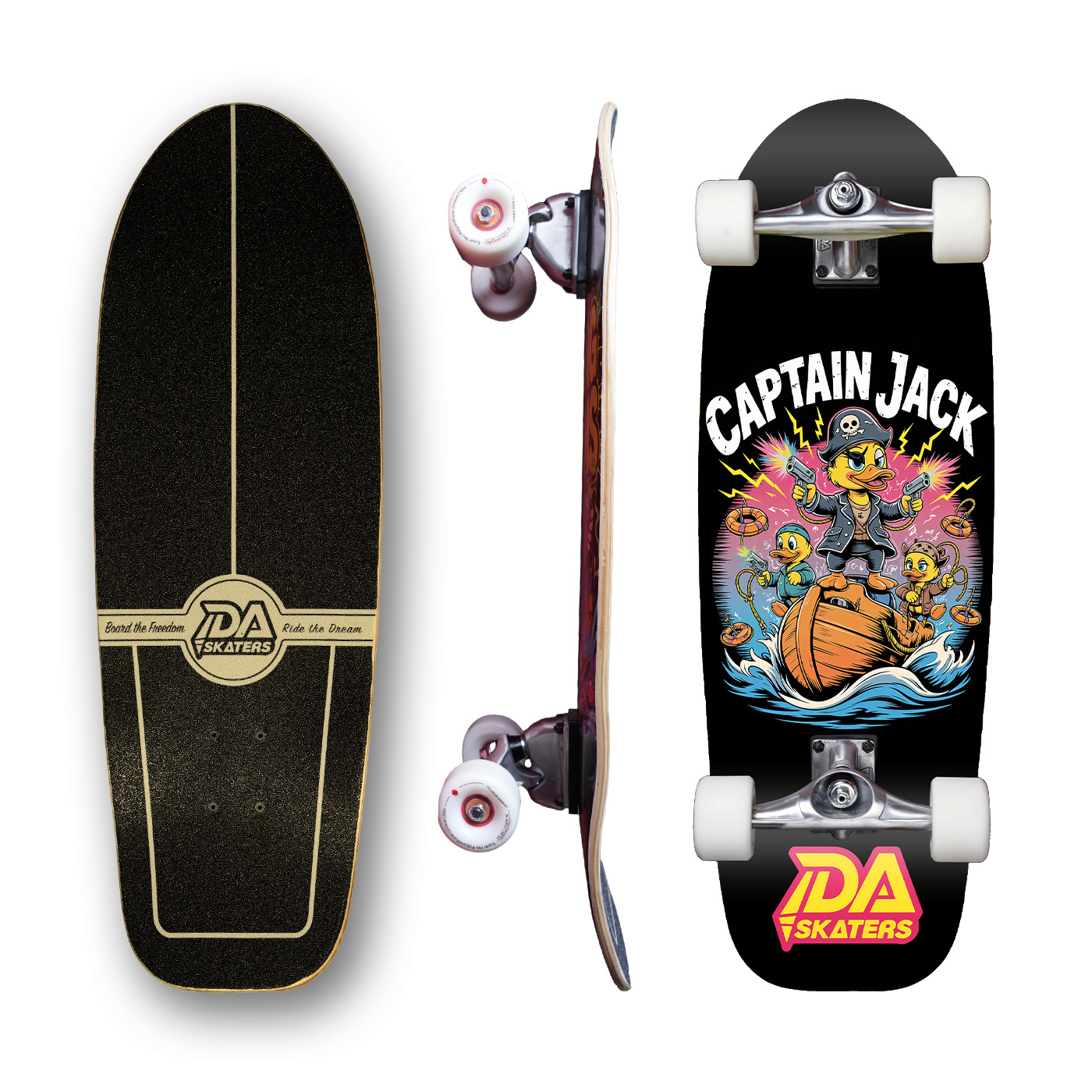 滑板 陆冲滑板 陆地冲浪板 DA滑板 carver YOW PU桥 弹簧桥