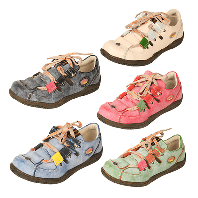 TMAEYES手工时尚女鞋透气舒适软底休闲鞋潮流时尚百搭平底鞋