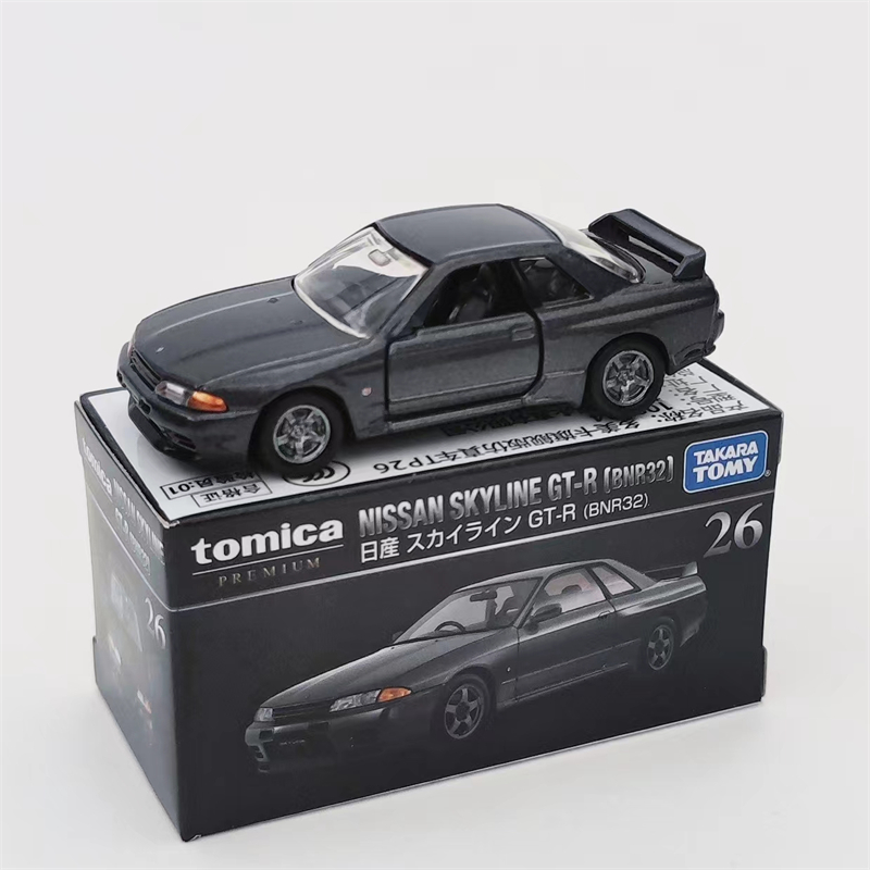 TOMICA/多美卡合金小汽车黑盒TP26尼桑GTR BNR32模型收藏车模摆件