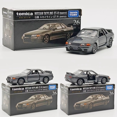 TOMICA/多美卡合金小汽车黑盒TP26尼桑GTR BNR32模型收藏车模摆件