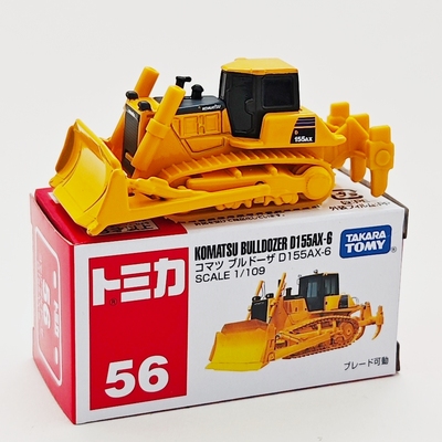 多美卡合金小汽车小松推土机模型