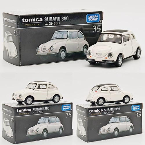 新品TOMICA/多美卡合金小汽车黑盒TP35斯巴鲁360模型收藏车模摆件