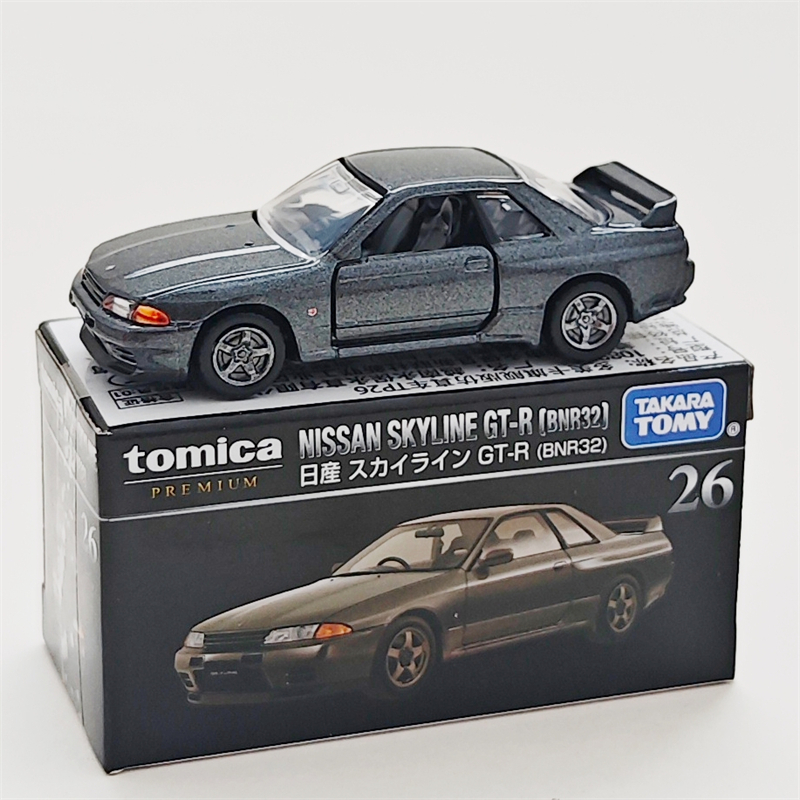 TOMICA/多美卡合金小汽车黑盒TP26尼桑GTR BNR32模型收藏车模摆件