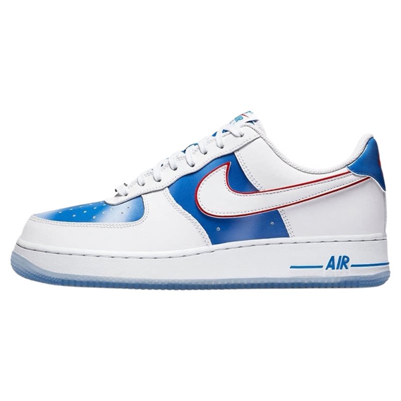 Nike Air Force 1 空军一号蓝天白云低帮板鞋运动休闲男款白蓝