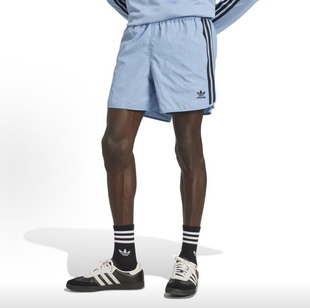 Adidas Originals Adicolor Classics阿迪达斯条纹运动休闲短裤
