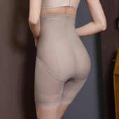 女高腰平角收腹裤 产后塑形束腰加强效收提臀裤 无痕美体塑身裤 薄款