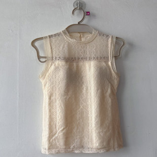 出口日单女蕾丝背心蕾丝打底背心罩杯一体吊带背心免穿文胸可外穿