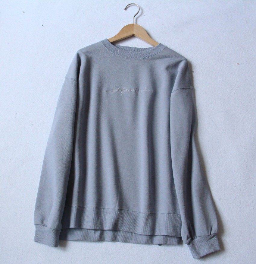 日单女纯棉圆领卫衣 纯色纯棉毛圈卫衣 宽松休闲上衣 套头卫衣,女装/女士精品,卫衣/绒衫,淘宝优惠券,粉丝福利购,淘宝优惠卷