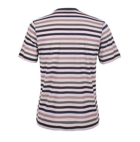 MENS V-NECK T-SHIRTS STRIPED T-SHIRTS LOUNGEWEAR TOPS SUPERFINE MODAL BASE SHIRTS