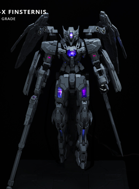 PG 1/60 正义女神 黑妹高达4.0最终版 GK能天使树脂改件白模