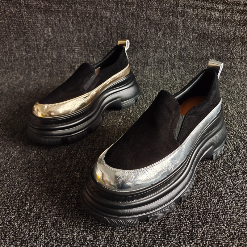 正品撤柜成都鞋厚底修脚乐福鞋秋