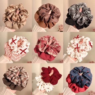 高级感超大号毛绒发夹女2025新款