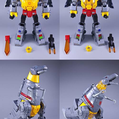 MP08放大版钢S锁动画版 钢索 恐龙 变形玩具模型AB款